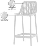Mykonos Contemporary Outdoor Patio Stool Set of 4 - Weather Resistant, Stylish, Durable Design