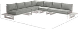 Maldives Outdoor Modular Sectional - Customizable Contemporary Patio Furniture for Ultimate Relaxation