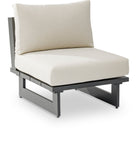 Maldives Outdoor Patio Chair - Contemporary Modular Design with Durable Aluminum Frame for Your Deck
