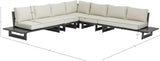 Maldives Outdoor Patio Modular Sectional - Customizable Contemporary Seating for Stylish Spaces