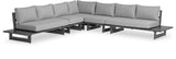 Maldives Outdoor Patio Modular Sectional - Customizable Contemporary Seating for Stylish Spaces