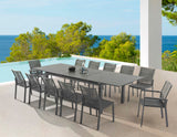 Maldives Outdoor Patio Dining Table - Contemporary Extendable Design for Stylish Al Fresco Dining