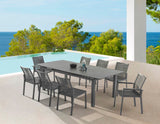 Maldives Outdoor Patio Dining Table - Contemporary Extendable Design for Stylish Al Fresco Dining