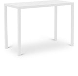 Maldives Outdoor Patio Rectangle Bar Table - Contemporary Aluminum Design for Stylish Gatherings