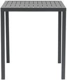 Maldives Contemporary Aluminum Square Bar Table for Stylish Outdoor Relaxation and Entertaining