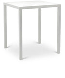 Maldives Contemporary Aluminum Square Bar Table for Stylish Outdoor Relaxation and Entertaining