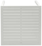 Maldives Contemporary Aluminum Square Bar Table for Stylish Outdoor Relaxation and Entertaining