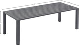Maldives Contemporary Outdoor Patio Coffee Table - Stylish Aluminum Design for Modern Spaces