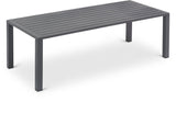 Maldives Contemporary Outdoor Patio Coffee Table - Stylish Aluminum Design for Modern Spaces