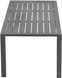 Maldives Contemporary Outdoor Patio Coffee Table - Stylish Aluminum Design for Modern Spaces