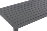 Maldives Contemporary Outdoor Patio Coffee Table - Stylish Aluminum Design for Modern Spaces