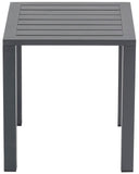 Maldives Outdoor Patio End Table – Stylish Aluminum Design for Your Chic Outdoor Spaces and Relaxation