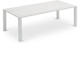 Maldives Contemporary Outdoor Patio Coffee Table - Stylish Aluminum Design for Modern Spaces