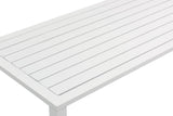 Maldives Contemporary Outdoor Patio Coffee Table - Stylish Aluminum Design for Modern Spaces