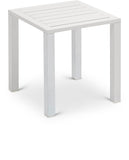 Maldives Outdoor Patio End Table – Stylish Aluminum Design for Your Chic Outdoor Spaces and Relaxation