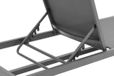 Maldives Outdoor Adjustable Chaise Lounge Chair - Stylish White Aluminum Frame for Ultimate Relaxation