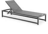 Maldives Outdoor Adjustable Chaise Lounge Chair - Stylish White Aluminum Frame for Ultimate Relaxation