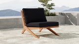 Tahiti Waterproof Fabric Outdoor Chair - Durable Teak Design for Ultimate Patio Comfort and Style