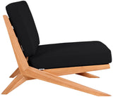 Tahiti Waterproof Fabric Outdoor Chair - Durable Teak Design for Ultimate Patio Comfort and Style