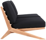 Tahiti Teak Outdoor Loveseat - Stylish Waterproof Fabric for Elegant Patio Relaxation and Durability