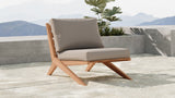 Tahiti Waterproof Fabric Outdoor Chair - Durable Teak Design for Ultimate Patio Comfort and Style