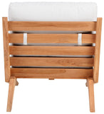 Tahiti Waterproof Fabric Outdoor Chair - Durable Teak Design for Ultimate Patio Comfort and Style