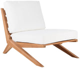 Tahiti Waterproof Fabric Outdoor Chair - Durable Teak Design for Ultimate Patio Comfort and Style