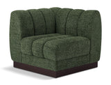 Quinn Chenille Fabric Upholstered Corner Modular Chair