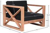 Anguilla Teak Outdoor Accent Chair - Stylish, Comfortable, and Weather-Resistant for Your Patio