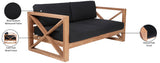 Anguilla Teak Outdoor Loveseat - Stylish & Weather-Resistant Seating for Ultimate Relaxation
