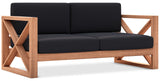 Anguilla Teak Outdoor Loveseat - Stylish & Weather-Resistant Seating for Ultimate Relaxation