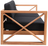 Anguilla Contemporary Teak Outdoor Sofa - Stylish and Weather-Resistant Seating for Your Patio
