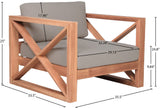 Anguilla Teak Outdoor Accent Chair - Stylish, Comfortable, and Weather-Resistant for Your Patio