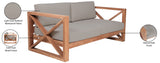 Anguilla Teak Outdoor Loveseat - Stylish & Weather-Resistant Seating for Ultimate Relaxation