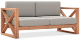 Anguilla Teak Outdoor Loveseat - Stylish & Weather-Resistant Seating for Ultimate Relaxation