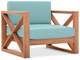 Anguilla Teak Outdoor Accent Chair - Stylish, Comfortable, and Weather-Resistant for Your Patio