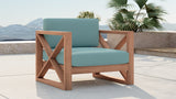 Anguilla Teak Outdoor Accent Chair - Stylish, Comfortable, and Weather-Resistant for Your Patio