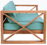 Anguilla Teak Outdoor Loveseat - Stylish & Weather-Resistant Seating for Ultimate Relaxation