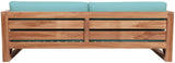 Anguilla Contemporary Teak Outdoor Sofa - Stylish and Weather-Resistant Seating for Your Patio