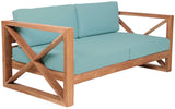 Anguilla Contemporary Teak Outdoor Sofa - Stylish and Weather-Resistant Seating for Your Patio