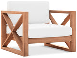 Anguilla Teak Outdoor Accent Chair - Stylish, Comfortable, and Weather-Resistant for Your Patio