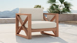 Anguilla Teak Outdoor Accent Chair - Stylish, Comfortable, and Weather-Resistant for Your Patio