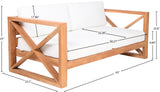 Anguilla Teak Outdoor Loveseat - Stylish & Weather-Resistant Seating for Ultimate Relaxation