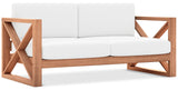 Anguilla Teak Outdoor Loveseat - Stylish & Weather-Resistant Seating for Ultimate Relaxation