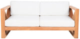 Anguilla Teak Outdoor Loveseat - Stylish & Weather-Resistant Seating for Ultimate Relaxation