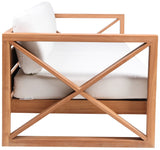 Anguilla Contemporary Teak Outdoor Sofa - Stylish and Weather-Resistant Seating for Your Patio