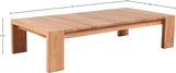 Tulum Teak Outdoor Coffee Table - Durable Contemporary Design for Stylish Patio Entertaining