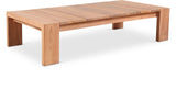 Tulum Teak Outdoor Coffee Table - Durable Contemporary Design for Stylish Patio Entertaining
