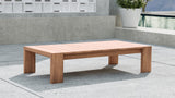 Tulum Teak Outdoor Coffee Table - Durable Contemporary Design for Stylish Patio Entertaining