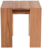 Tulum Teak Wood Outdoor End Table - Stylish, Durable, and Weather-Resistant for Your Patio Oasis